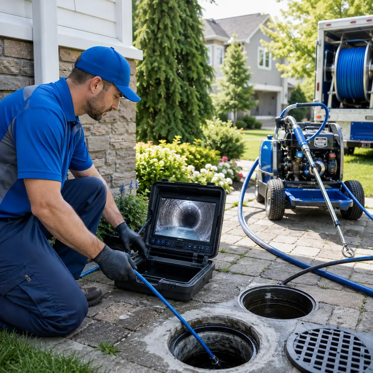 Outdoor drain cleaning professionals serving Wilton, CA
